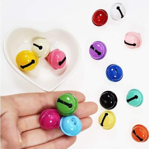 10Pcs Jingle Bells Pet Collar Accessories DIY Home Decorations Crafts Festival Party Christmas Tree Pendants Keychain Pendants