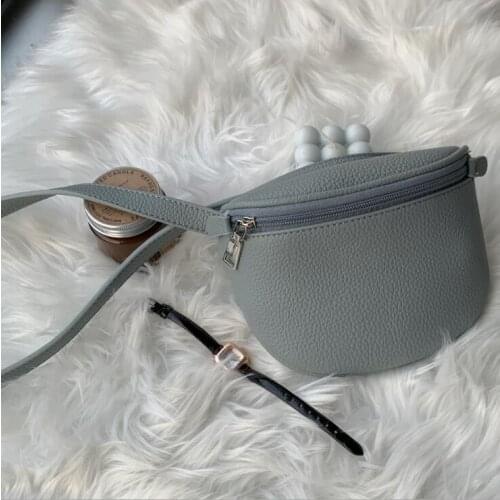 2021 New Womens PU Waist Bag Shoulder Crossbody Chest Bags Handbags