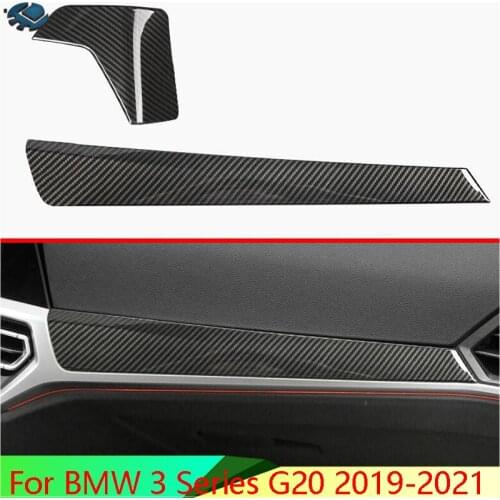 For BMW 3 Series G20 2019-2021 Car Accessories Carbon Fiber Style Center console Interior Instrument Panel Around trim