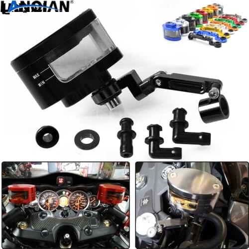 Motorcycle Brake Clutch Fluid Oil Cup Tank For YAMAHA YZF R1 YZF R6 MT 09 2004 2005 2006 KAWASAKI Z1000 Z800 Z750 Z900 Parts