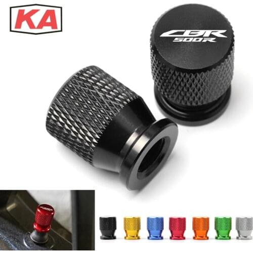 CBR500R CBR 500R 2013 2014 2015 2016 2017 2018 2019 2020 all years For Honda Motorcycle CNC Wheel Tire Valve Stem Caps Covers