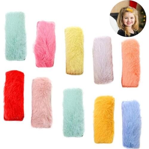 Coxeer 10Pcs/Set Solid Color Kids Hair Clips Fashion Simple Hair Clip Hair Barrette Hair Pin For Women Girls Hair Accessories