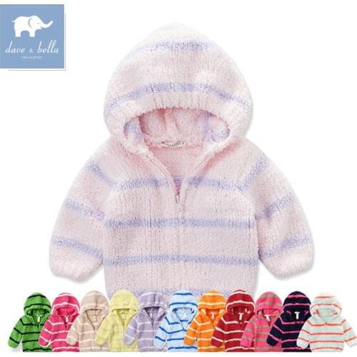 139db dave bella baby hoodies infant clothes toddle outerwear girls outerwear boys coat chenille jacket