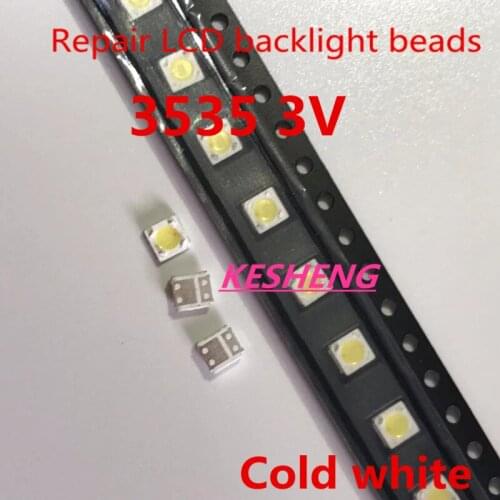 Cool White Backlit LCD Screen for Lumen LED Backlight 1w 3v 3535 3537 for TV TV Applications A129CECEBP18A-2092 500PCS