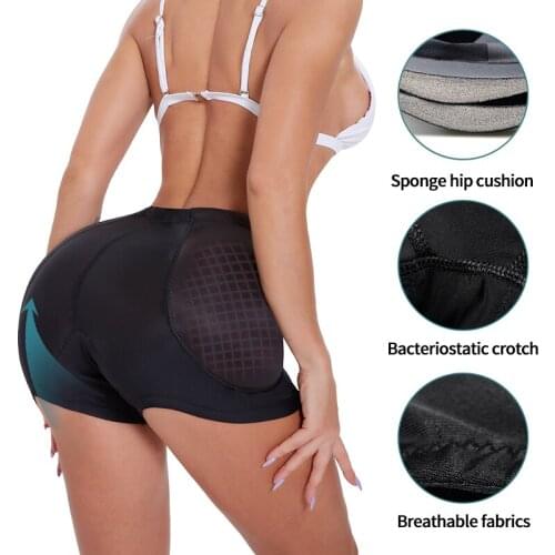 Fake Butt Enhancer Lift Buttocks Butt Pad Underwear Womens Faja Butt Lifter Waist Trainer Push Up Tummy Shaper Pulling Panties