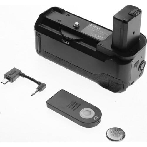 JINTU vertical Power Battery Grip Holder +IR Remote kit for Sony A6300 Camera With a 2-step vertical shutter release button