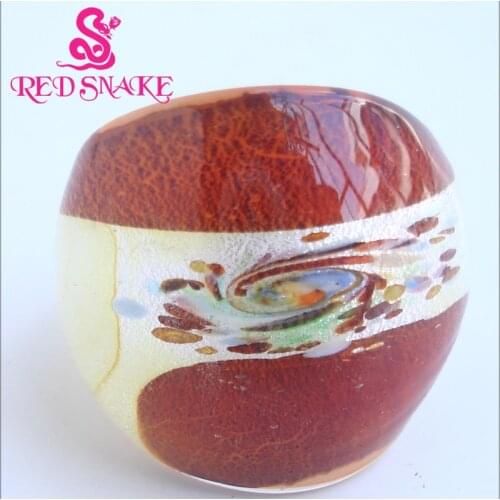 RED SNAKE Brand Fashion Ring Handmade Murano Glass Multifarious Rings RSMG0000#101