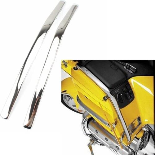 1 Pair Motorbike Fairing Bow Shaped Strake Strips for Honda GoldWing GL1800 01-11 Motorcycle Scooter Decoration Strips (L + R)