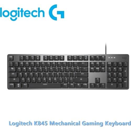 Logitech K845 Mechanical Illuminated Gaming Keyboard Mechanical Cherry MX Switches for Laptop Tablet Desktop PC Gaming Gamer