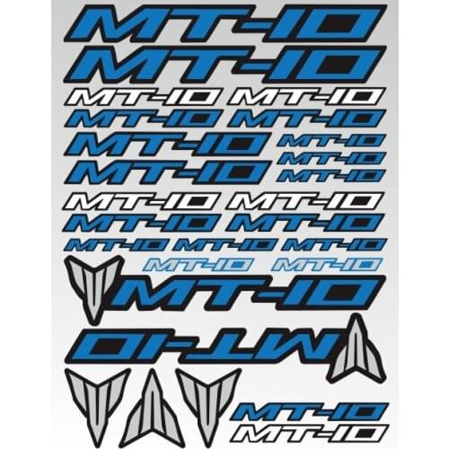 Motorcycle Body Reflective Waterproof Sticker Body Fuel Tank Tail Box Stickers Accessories With Logo For YAMAHA MT-10 mt10 MT10