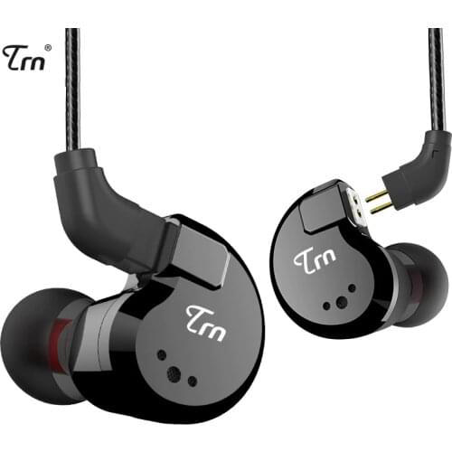 TRN V80 2DD+2BA Hybrid In Ear Earphone HIFI DJ Monitor Running Sport Earphone Earplug Headset With 2PIN Detachable TRN V20/V60