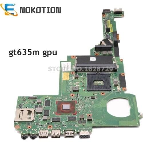 NOKOTION 702664-001 702664-501 702664-601 for HP DV4-5000 DV4T-5300 Series laptop motherboard DDR3 GT635M Graphics