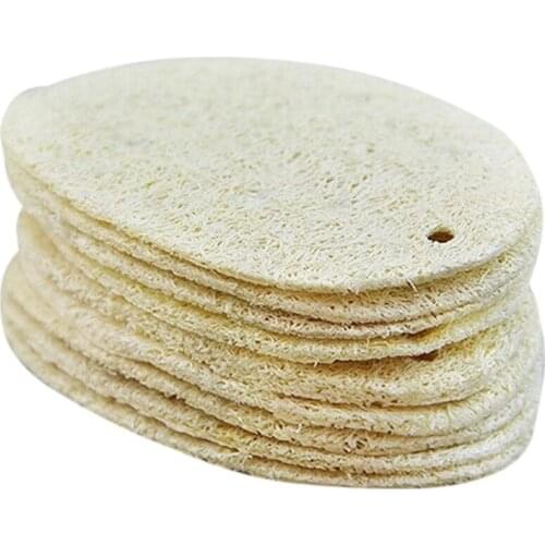 New Eco Friendly Sponges, Natural Sponges for Dishes, Pots, Pans, Utensils, Non-Stick Cookware, Handmade From Luffa Fiber