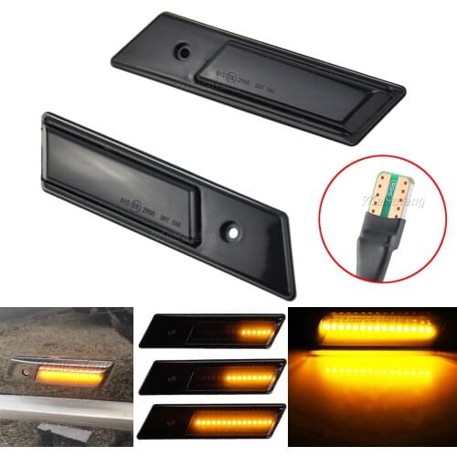 Suitable For BMW E32 E34 E36 1990-1996 M3 M5 3 5 7 Series Dynamic LED Car Side Marker Light Repeater Turn Signal Lamp