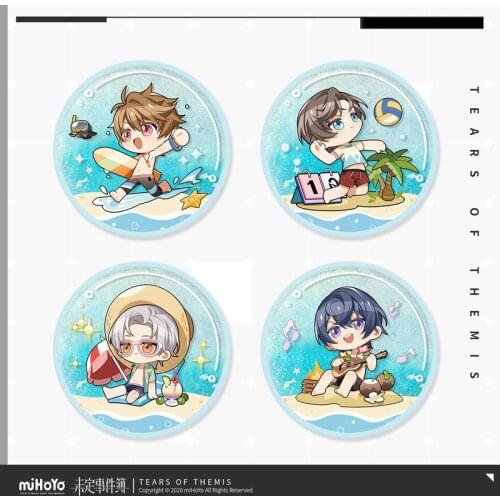 Love Game Tears of Themis Cosplay Diy Quicksand Coaster Artem Marius Vilhelm Xiayan Acrylic Accessories Xmas Decoration Gift