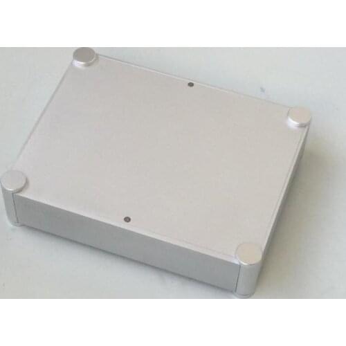 BZ3206A Silver All-aluminum housing preamp shell /DAC case / amp chassis AMP box 320*76*250mm