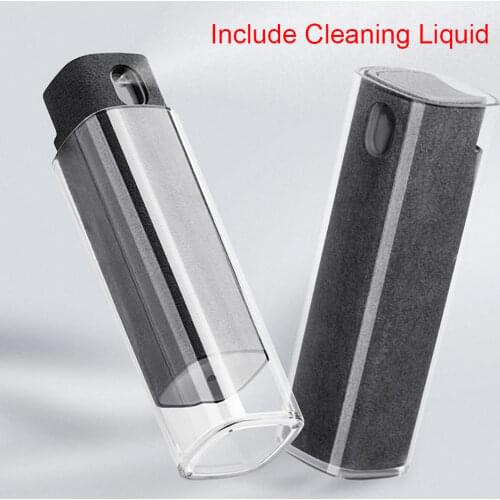 Portable 2 In 1 Phone Screen Cleaner Spray Computer Mobile Phone Screen Dust Removal Cleaning Supplies Household Washing