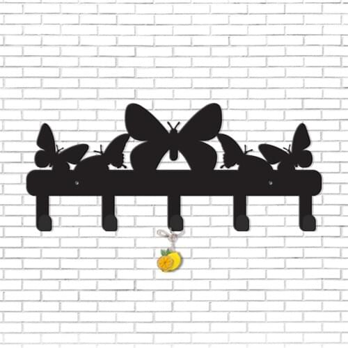 Rsanart Butterflies Metal Wall Hanger