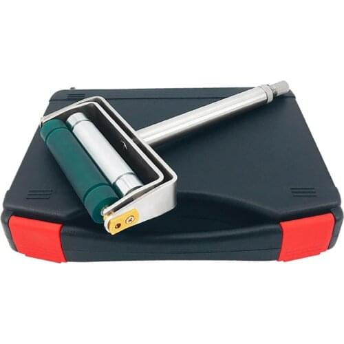 ZS Manual Ink Printing Film Applicator Ink Proofer Manual Color Wheel Metal Anilox Roller Rubber Roller Ink Sampler Tool