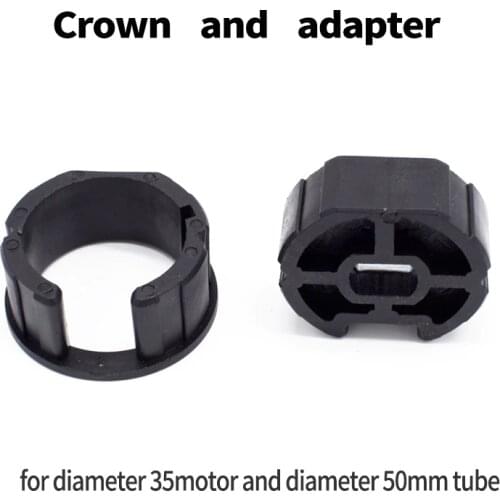 High Quality crown and adapter For dooya ,xiaomi aqara diameter 35 motor For Motorized Rolling Blind