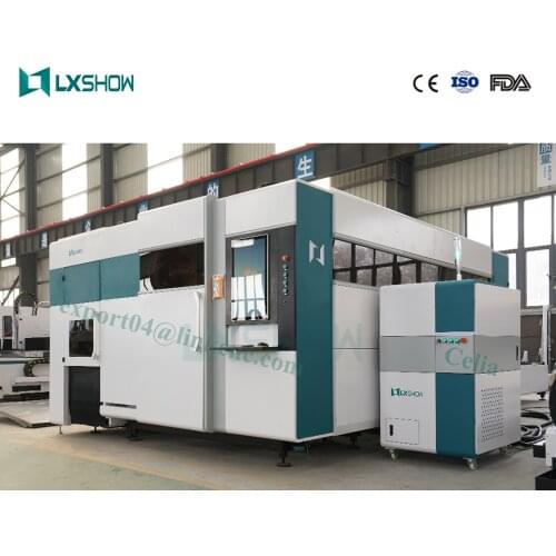 High quality modern laser cutting machine Sheet metal tube cutting fiber laser machine enclosed fiber laser cutting machine