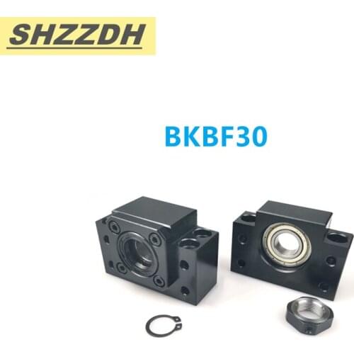 1set BKBF30 SFU4005/4010/4020 Ball screw bracket BK30 BF30 for 40mm ball screw end bracket cnc parts