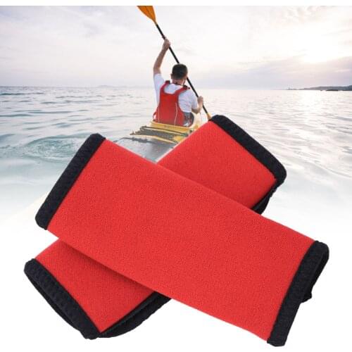 2PCS Neoprene Anti-skid Boat Paddle Grips Mini Portable Comfortable Soft Kayak Canoe Paddle Grips Boat Accessories