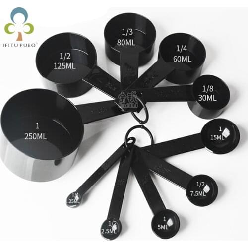 5/10pcs Measuring Cups Kitchen Teaspoon Coffee Sugar Scoop Cake Baking Flour Measuring Cups Kitchen Cooking Tools YJN