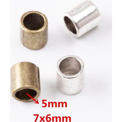 50 pcs/lot Fashion zinc alloy Metal Large Hole Beads charms DIY European Bracelet jewelry Fittings making 6534