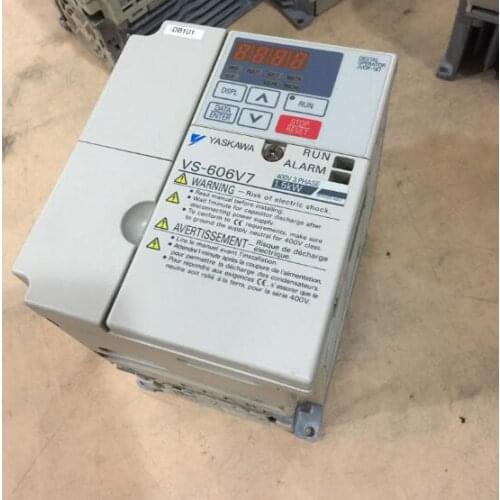 CIMR-V7CC41P5 1.5KW 380V inverter , used in good condition . 80% appearance new , good working , free shipping