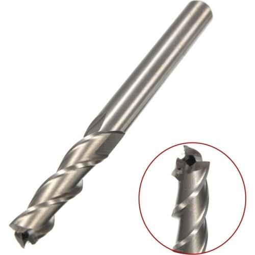 1pc 6mm x 6mm 3 Flute HSS Aluminium End Mill Cutter Extended CNC Bit Incisive Strong and Durable Top Quality