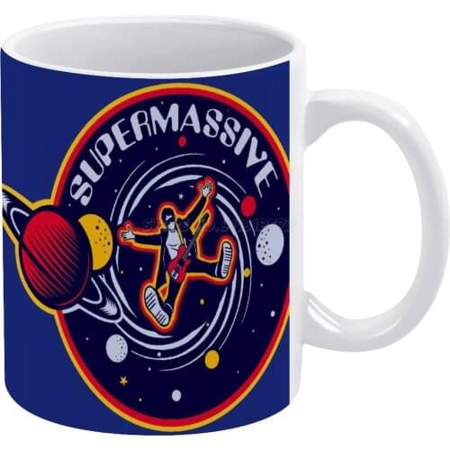 Muse-Supermassive Black Hole White Mug Coffee Mug Afternoon Tea Christmas Cups Ceramic Mug 330ml for Coffee Muse Supermassive Bl