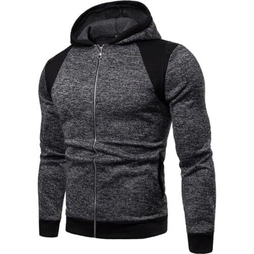 Mens Hooded Sweatshirt Hoodies Casual Mens Fashion Fall Winter Jacket Cardigan Long Sleeve