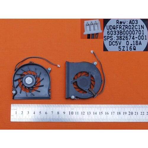 New Laptop Cooling Fan For HP For Compaq NX6110 NX6120 NC6120 NC6130 Original PN:UDQFRZR02C1N CPU Cooler Radiator