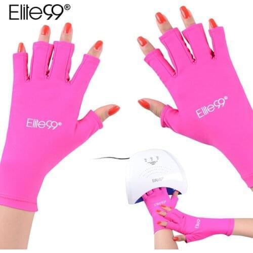 Elite99 Anti UV Glove for UV Light Radiation Protection 1 Pair Glove Nail Tool For LED Dryer Radiation 3Colors Hand Protection