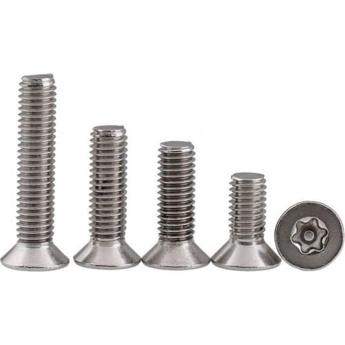 304 Stainless Steel Anti-theft Screw M3 M4 M5 M6