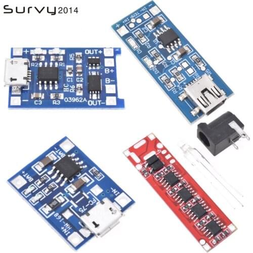 TP4056 1A Lipo Battery Charging Board Charger Module lithium battery DIY MICRO Port Mike USB New Arrival diy electronics