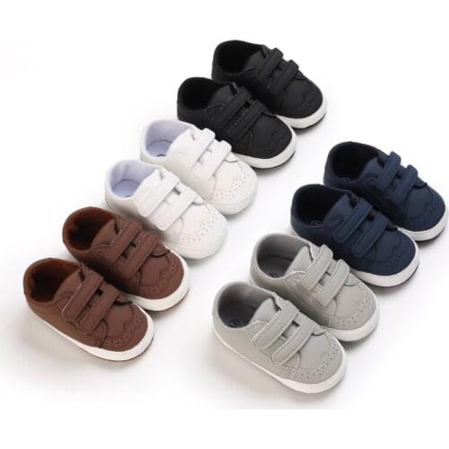 Multitrust Prewalkers PU Leather Baby Moccasins Shoes Boys Toddler Infant Girls Anti-slip shoes Newborn Breathable First Walkers