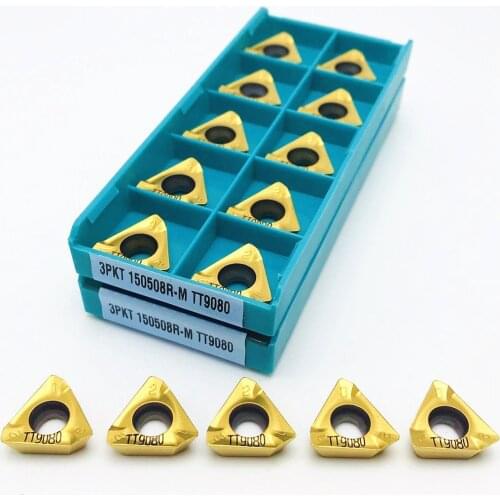 Carbide tool 3PKT150508R M TT9080 new high quality metal turning tool CNC machine tool milling tool3PKT 150508R lathe blade