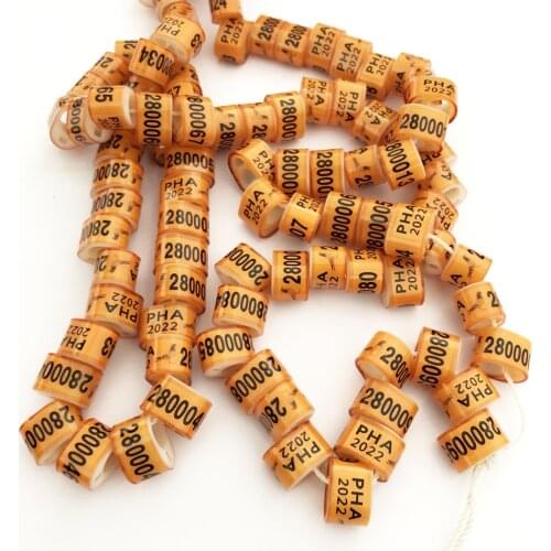 10pcs 2022 PHA Piegon Ring OVAL PIGEON ring Colorful Rings