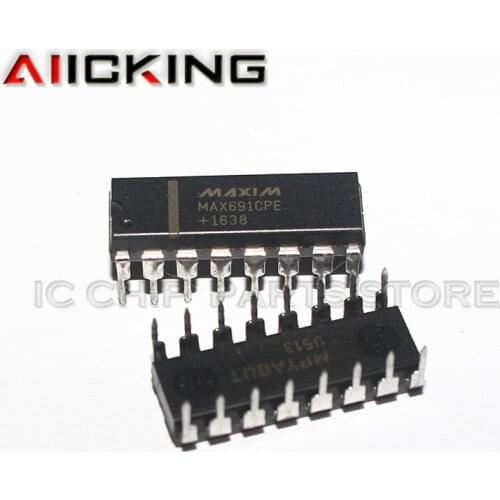 10/PCS MAX691CPE+ MAX691CPE MAX691 DIP Free shipping