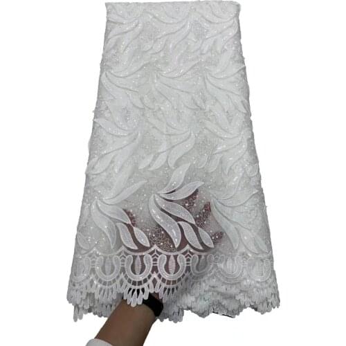 Swiss Lace Fabric 2021 Latest Embroidery Cotton African Brocad Fabrics Swiss Voile Lace In Switzerland Dubai Lace 5Yards