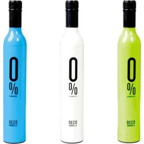 Free Shipping Personalized Fashion Creative Multicolor Wine Bottle Umbrella Parasol LX2025