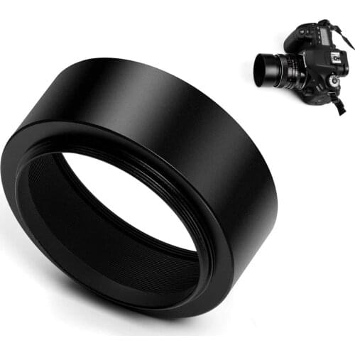 52mm 55mm 58mm 62mm 67mm 72mm 77mm Black Camera Lens Hood Standard Metal Black Lens Hood for Canon Nikon Sony Pentax