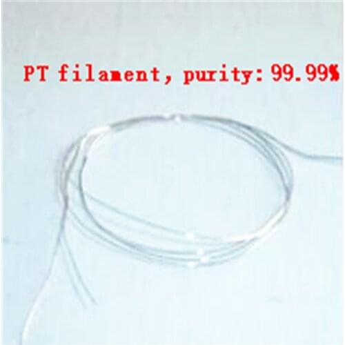Platinum wire electrode, Pt wire, electrophoretic cell electrode anode platinum wire, flame color reaction platinum wire, purity