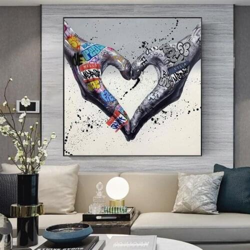 Graffiti Abstract Painting Modern Fashion Street Art Dropshipping Posters Canvas Print Wall Art Picture for Home Decor no frame