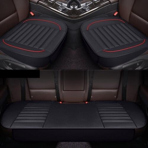 Universal Car Seat Cover PU Leather Auto Car Seat Cushion Automotives Seat Covers Front Rear Seat Cover Car Interior Accessories