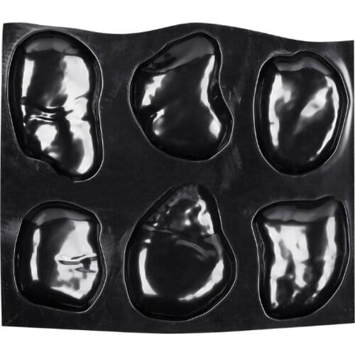 Rock Brick Concrete Mold Step Stones Plaster Cobblestones Mould Garden Decor DIY