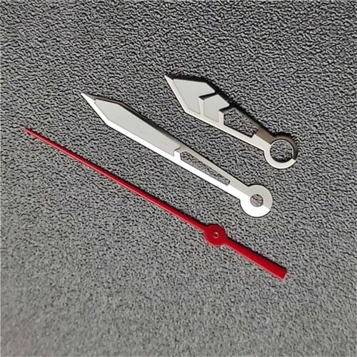 Green Luminous Watch Hands Kit for pointer nh35 Mechanical Diving Abalone watch parts