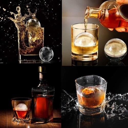 Ice Box and Ice Lattice in Household Refrigerator Reusable Ice Making Mould for Whisky Cocktail Juice Party